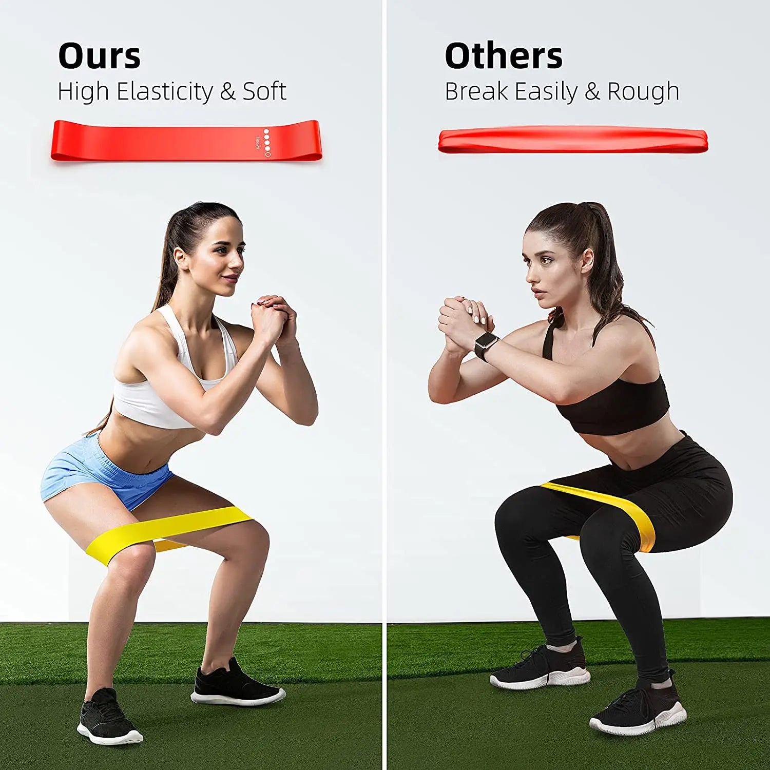 Premium Resistance Bands Set with Door Anchor & Straps ATHLEXES