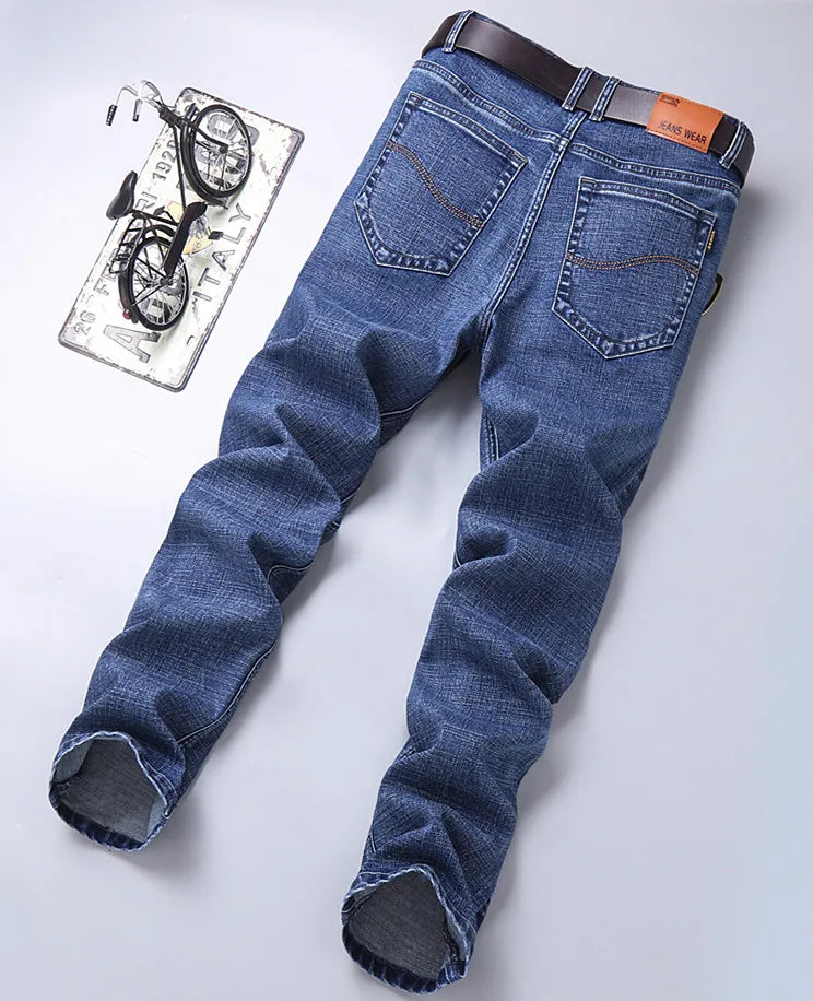 Blue Stretch Jeans & Black Denim Casual Trousers ATHLEXES