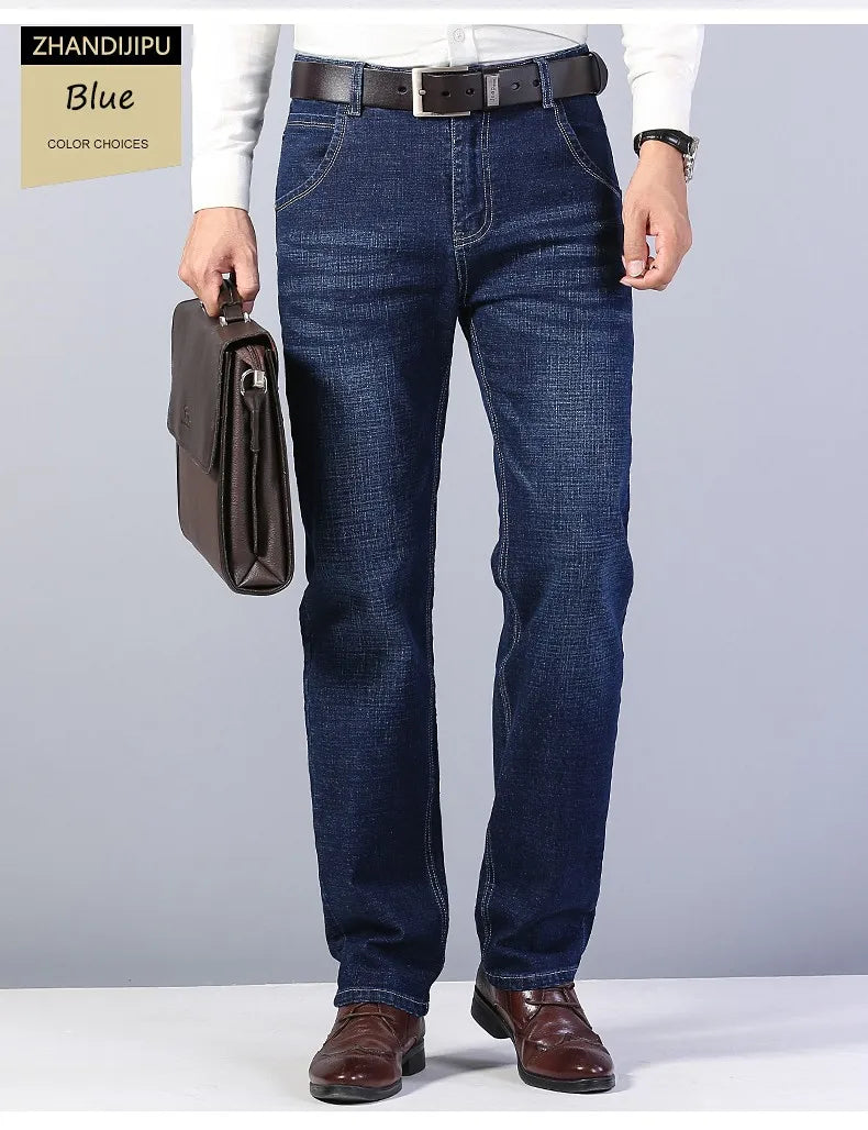 Classic Fit Men's Denim Straight Jeans ATHLEXES