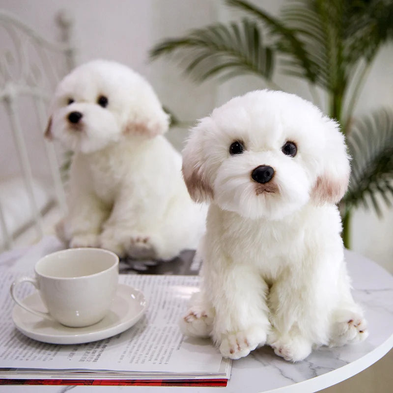 Bichon Frise Plush Toy for Dog Lovers ATHLEXES