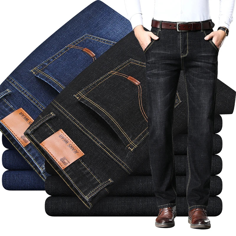 Blue Comfort Stretch Jeans for Men ATHLEXES