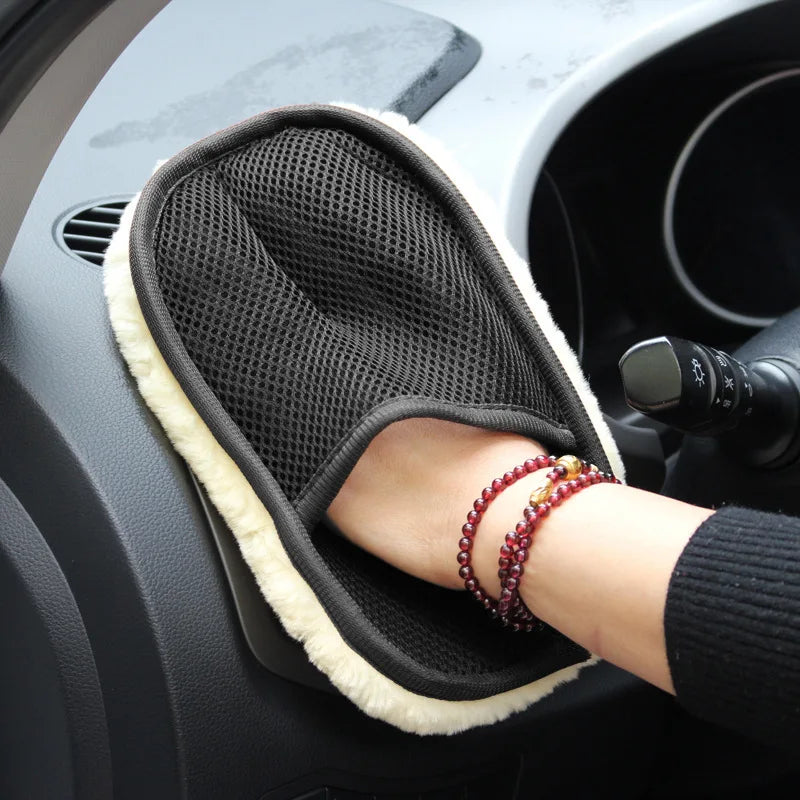 PlushGuard Microfiber Car Cleaning Gloves ATHLEXES