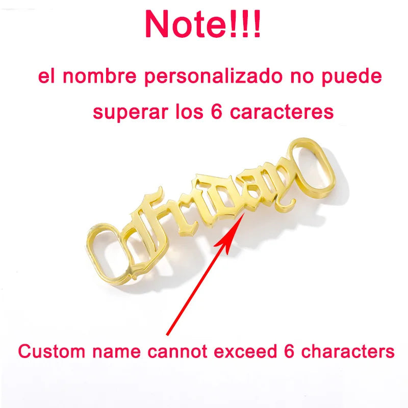 Personalized Stainless Steel Name Buckle for Sneakers ATHLEXES