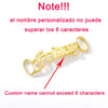 Personalized Stainless Steel Name Buckle for Sneakers ATHLEXES