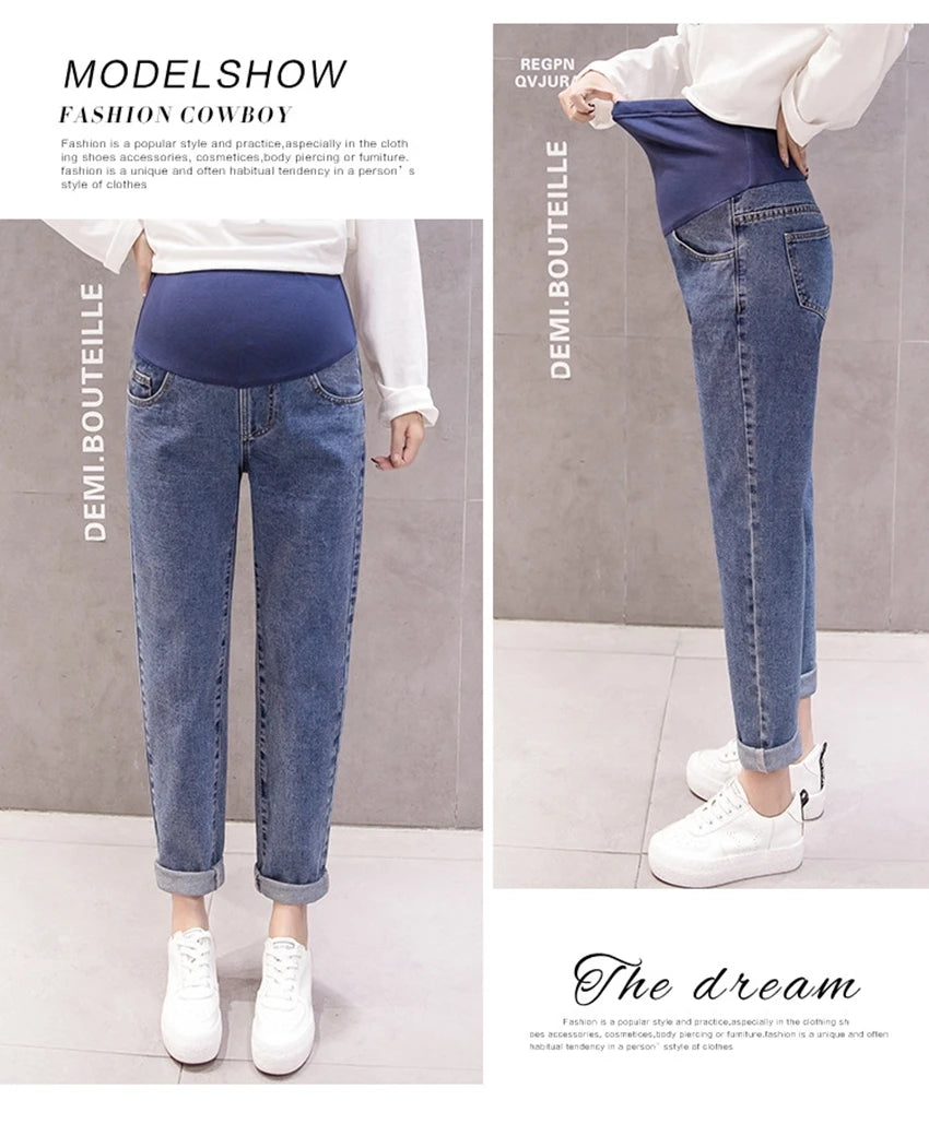 Maternity Chic High Waist Boyfriend Jeans ATHLEXES