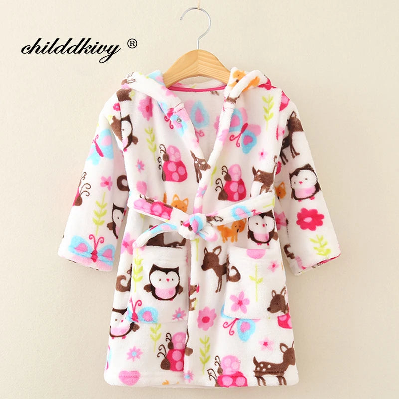 CozyKids Flannel Robe ATHLEXES
