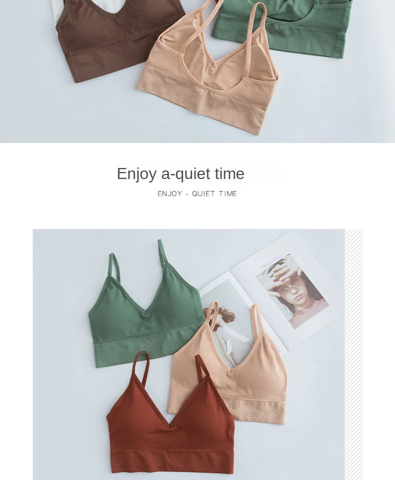 Seamless Comfort Wireless Sports Bra for Women ATHLEXES
