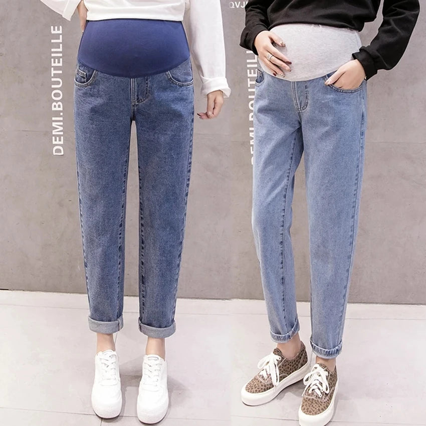 Maternity Chic High Waist Boyfriend Jeans ATHLEXES