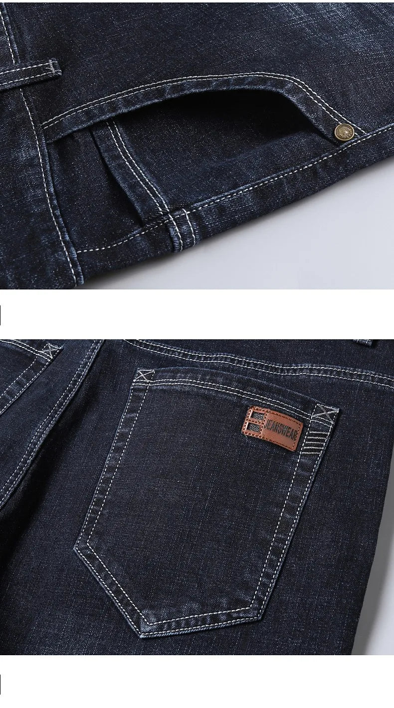 Classic Fit Men's Denim Straight Jeans ATHLEXES