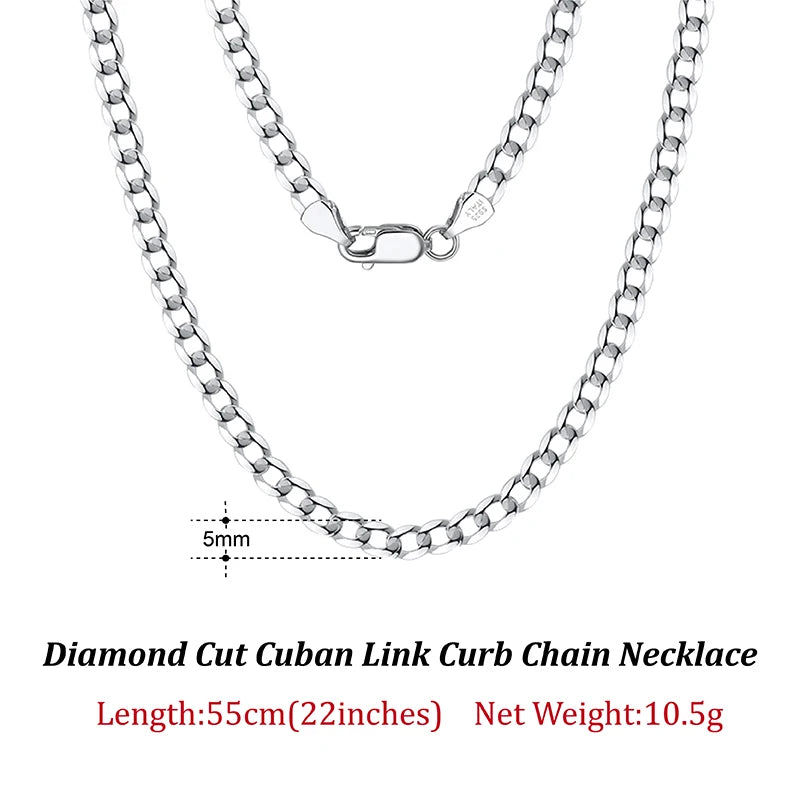 Rinntin 18K Gold Cuban Link Chain Necklace ATHLEXES
