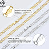 Rinntin 18K Gold Cuban Link Chain Necklace ATHLEXES