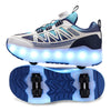 Adjustable LED Inline Roller Shoes for Kids ATHLEXES