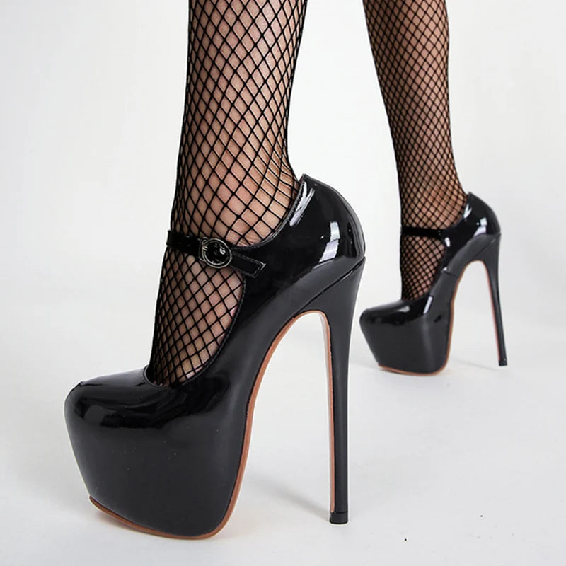 Seductive Red 17cm High Heels Party Pumps ATHLEXES