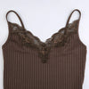 Grunge Chic Lace Trim Crop Top for Women ATHLEXES
