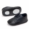Meckior Retro Leather Baby Shoes with Anti-Slip Rubber Sole ATHLEXES