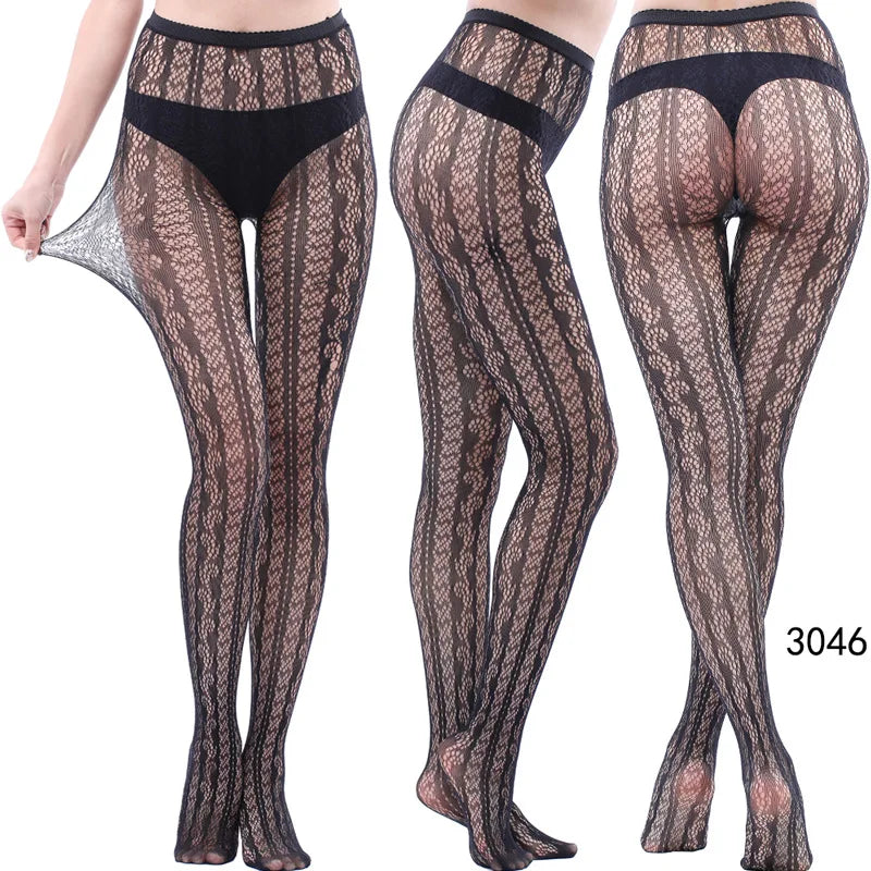 DOIAESKV Plus Size Women Bodystocking Sexy Lingerie Tights ATHLEXES