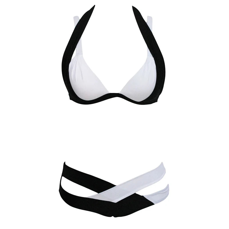 2023 Elegant High Waist Thong Bikini Set for Women ATHLEXES