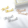 Custom Stainless Steel Name Buckles for Stylish Sneaker Charms ATHLEXES