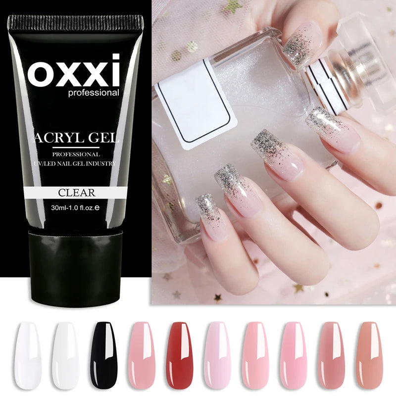 OXXI 30ml Premium Poly Nail Gel for Extensions ATHLEXES