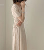 Chic Vintage Cotton Linen A-Line Dress ATHLEXES