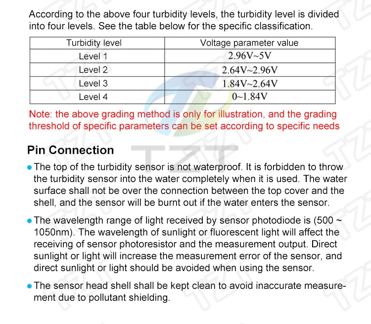 AquaSense Turbidity Detection Module Kit for Arduino ATHLEXES