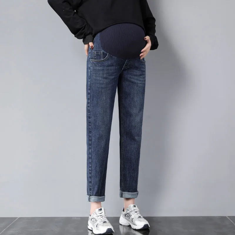 VelvetPlus Maternity Jeans for Comfort & Style ATHLEXES