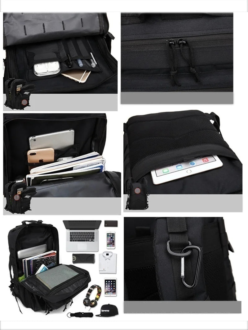 30L/50L 1000D Nylon Waterproof Trekking Bag Backpack ATHLEXES