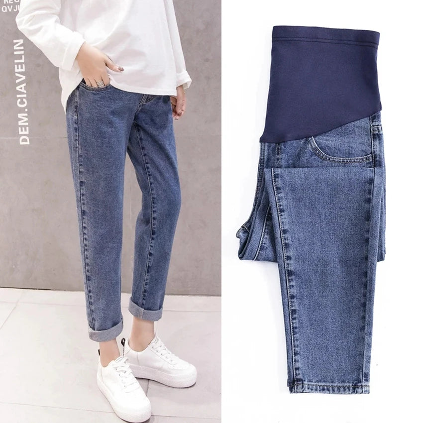 Maternity Chic High Waist Boyfriend Jeans ATHLEXES