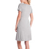 LuxeMaternity Lace Nightgown with Adjustable Belt ATHLEXES