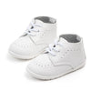 Meckior Retro Leather Baby Shoes with Anti-Slip Rubber Sole ATHLEXES
