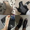 Hollow Mesh Peep Toe Stilettos: Summer High Heel Fashion ATHLEXES