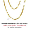 Rinntin 18K Gold Cuban Link Chain Necklace ATHLEXES