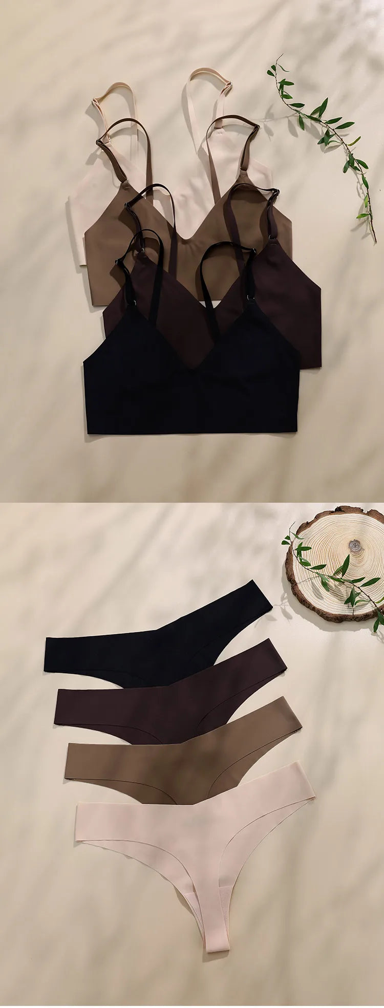 Hot Sale Seamless Bra And Briefs Set Breathable Ice Silk ATHLEXES