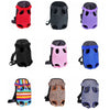 Outdoor Pet Dog Carrier Bag Pet Dog Front Bag New Out Double Shoulder Portable Travel Backpack Mesh Backpack Head ATHLEXES