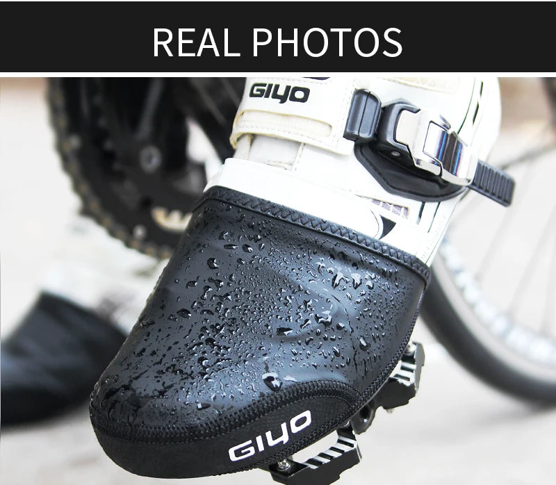 GIYO Windproof Waterproof Fleece Cycling Shoe Covers for All Seasons ATHLEXES