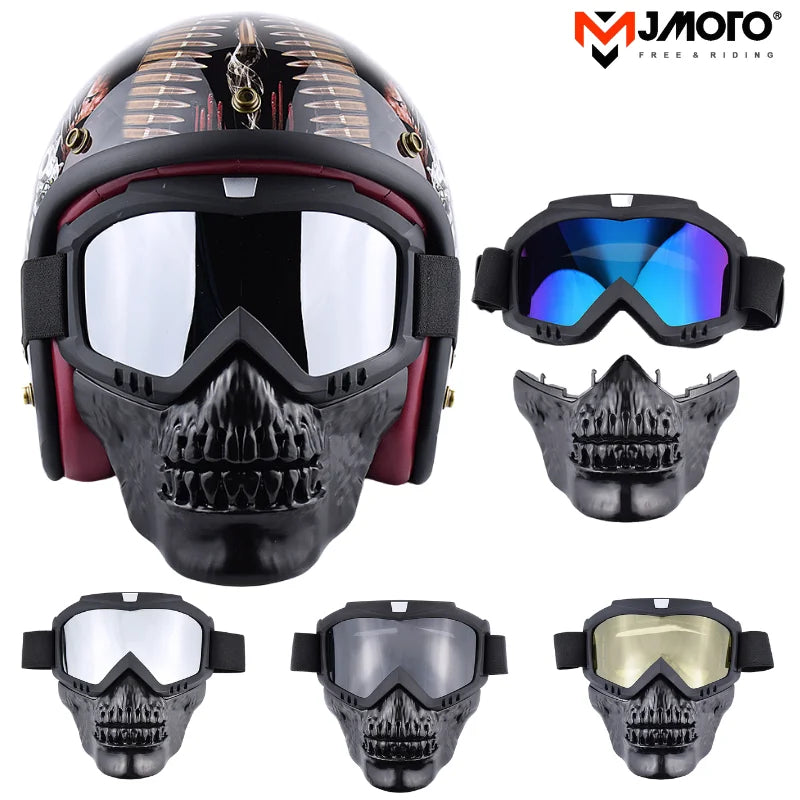 MotoShield Skull Face Mask for Riders ATHLEXES