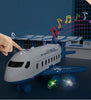 InertiaPlay Music Passenger Plane Toy for Kids ATHLEXES