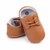 Meckior Retro Leather Baby Shoes with Anti-Slip Rubber Sole ATHLEXES