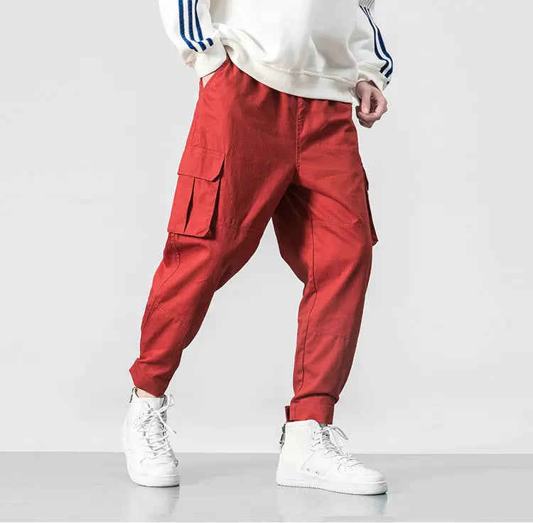 Urban Edge Cotton Multi-Pocket Harem Pants ATHLEXES