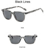 Retro Black Square Sunglasses for Men ATHLEXES