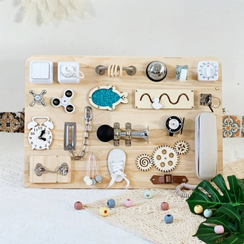 DIY Montessori Busy Board Accessories ATHLEXES