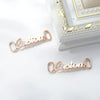 Custom Stainless Steel Name Buckles for Stylish Sneaker Charms ATHLEXES