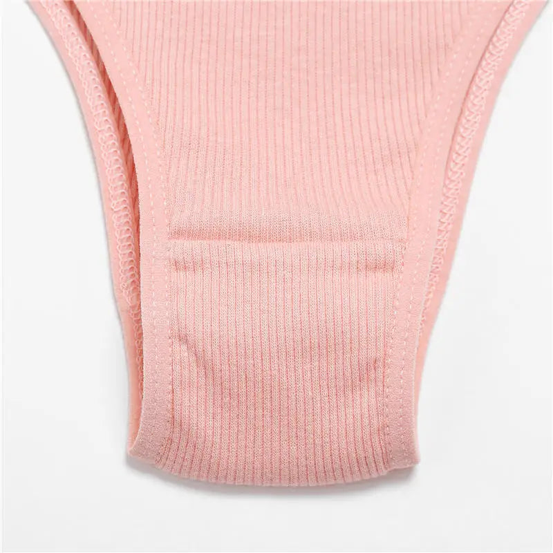 5PCS/Set Cotton Lingerie Panties Sexy Underwear Women Briefs ATHLEXES