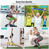 Premium Resistance Bands Set with Door Anchor & Straps ATHLEXES