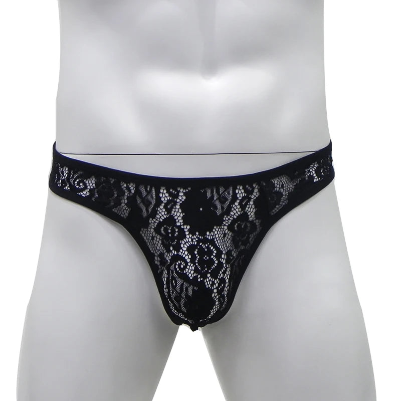 CLEVER-MENMODE Lace T-Back Thong Underwear ATHLEXES