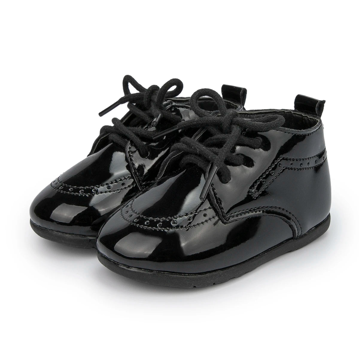 Meckior Retro Leather Baby Shoes with Anti-Slip Rubber Sole ATHLEXES