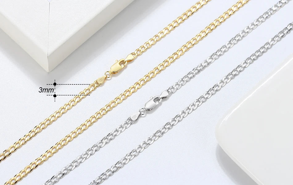 Rinntin 18K Gold Cuban Link Chain Necklace ATHLEXES