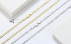Rinntin 18K Gold Cuban Link Chain Necklace ATHLEXES
