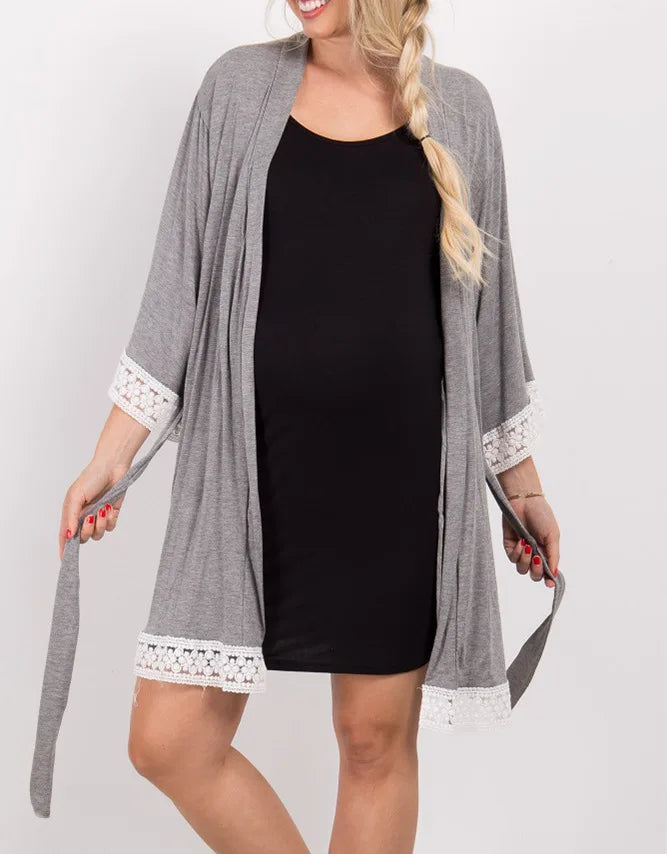 LuxeLounge Maternity Pajama Set ATHLEXES