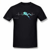 Scuba Diving Heartbeat Graphic T-Shirt ATHLEXES